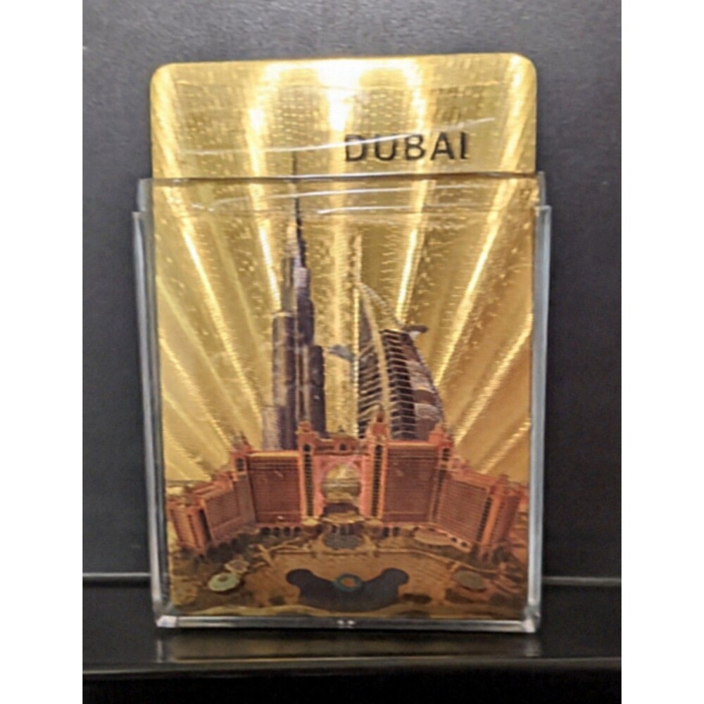 Gold Foil Playing Poker Cards Dubai New